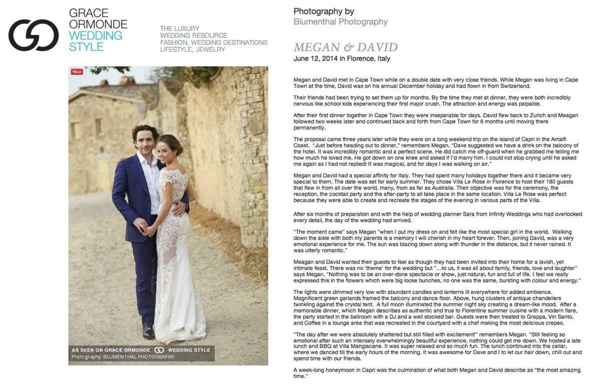 Grace Ormonde: Megan & David